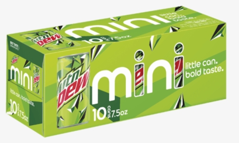 10 Pack Dew Mini Cans, HD Png Download, Transparent PNG