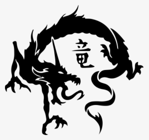 Visual Arts,horse,silhouette - Japanese Dragon Tribal Tattoo, HD Png Download, Transparent PNG