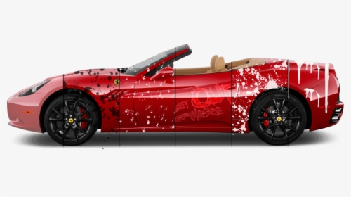 Ferrari Side View Transparent, HD Png Download, Transparent PNG
