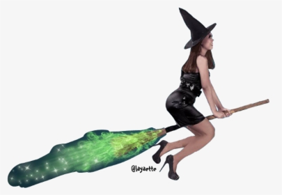 #witch #halloween #wicked #wickedwitch #broomstick - Illustration, HD Png Download, Transparent PNG