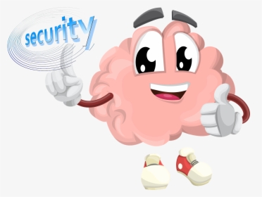 Seguridad Datos Centros Educativos - Brain Giving Thumbs Up, HD Png Download, Transparent PNG