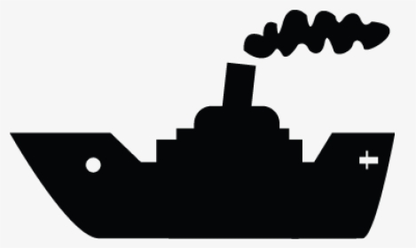 Yacht, Cargo, Cruise, Ship, Vessel Icon - Silhouette, HD Png Download, Transparent PNG