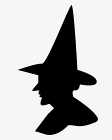 Free Witch Silhouette Tags Amp Clipart Call Me Victorian - Wicked Witch Hat Silhouette, HD Png Download, Transparent PNG