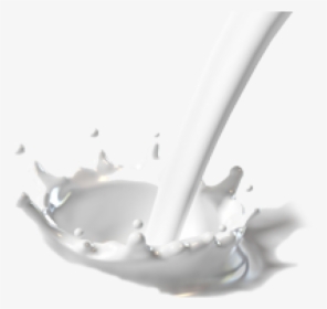 Milk Png Free Download - Milk Splash Milk Pouring Transparent Background, Png Download, Transparent PNG
