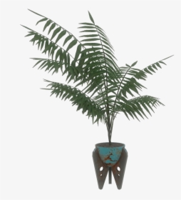 Fo4 Blue Potted Plant - Portable Network Graphics, HD Png Download, Transparent PNG