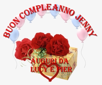 Foto Di Auguri Di Compleanno Con Fiori - Buon Compleanno Jenny, HD Png Download, Transparent PNG