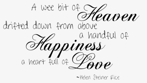 Happiness, Love, Happiness And Love - Calligraphy, HD Png Download, Transparent PNG