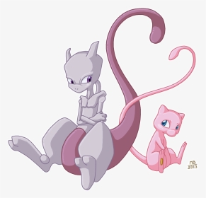 Elmo Drawing Bad - Mew And Mewtwo Transparent, HD Png Download, Transparent PNG