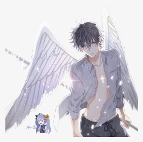 Anime Boy With Wings, HD Png Download, Transparent PNG