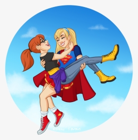 “ Batgirl & Supergirl Were My Two Favourite Characters - Batgirl Dc Superhero Girl, HD Png Download, Transparent PNG