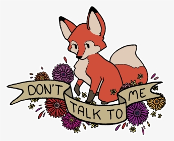 Cute Angry Fox Drawing, HD Png Download, Transparent PNG