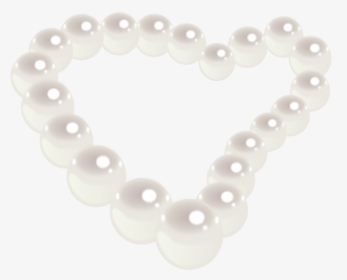 Pearl Heart - Perolas Png, Transparent Png, Transparent PNG