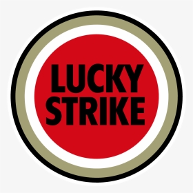 Lucky Strike Cigarettes Logo Chose Size Decal Sticker - Circle, HD Png Download, Transparent PNG