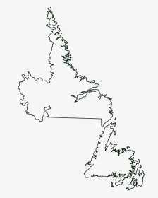 Blank Map Of Newfoundland And Labrador, HD Png Download, Transparent PNG