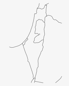 File - Israel 1949 Blank Map, HD Png Download, Transparent PNG