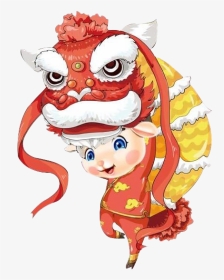 Chinese New Year Dragon Png Hd - Chinese New Year Clipart Png, Transparent Png, Transparent PNG