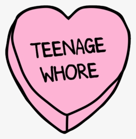 #heart #pink #cute #teenagers #teenager #pastel #decoration - Edgy Tumblr Png, Transparent Png, Transparent PNG