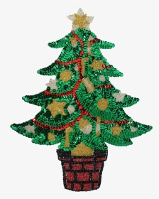 Sequin Beaded Applique Christmas, HD Png Download, Transparent PNG