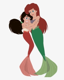 Ariel And Melody As Mermaids, HD Png Download, Transparent PNG