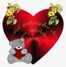 Cartoon Valentines Teddy Bear, HD Png Download, Transparent PNG