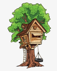 #treehouse #tree #tireswing #yard #playground #terrieasterly - Magic Tree House Tree House, HD Png Download, Transparent PNG