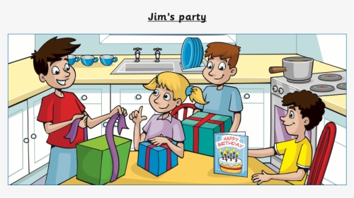 Jim S Party - Movers Writing Part 5, HD Png Download, Transparent PNG