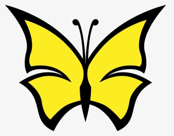 Clip Free Stock Black At Getdrawings Com - Color Simple Butterfly Drawing, HD Png Download, Transparent PNG