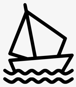 Yacht Boat Sail Sailing Water - Perahu Kertas Clipart, HD Png Download, Transparent PNG