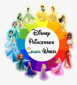Disney Princess Color Wheel, HD Png Download, Transparent PNG