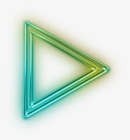 #neon #triangles - Triangle Png, Transparent Png, Transparent PNG