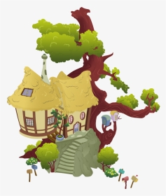 Absurd Res Artist Moongazeponies Building Derpy - Tree House Background Clipart, HD Png Download, Transparent PNG