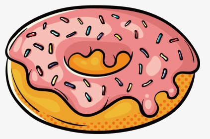 Coffee And Doughnuts Fast - Donut Pop Art, HD Png Download, Transparent PNG