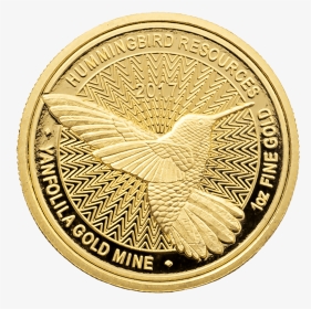 Limited Edition 2017 1oz Hummingbird Gold Coin - Silhouette, HD Png Download, Transparent PNG