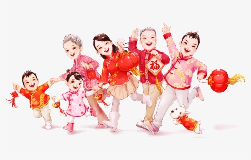 Chinese New Year Family Reunion Dinner, HD Png Download, Transparent PNG