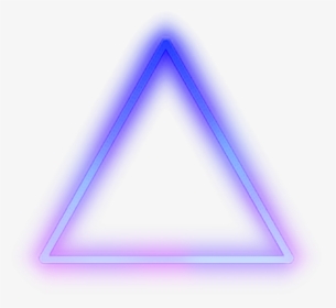 #neon #triangle #purple #magic #repost #remix #party - Purple Neon Triangle Png, Transparent Png, Transparent PNG