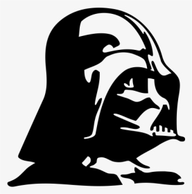 Pegatina Star Wars Darth Vader - Draw Star Wars Mask, HD Png Download, Transparent PNG