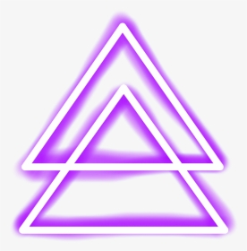 #remixit #neon #violet #triangle - Triangle, HD Png Download, Transparent PNG