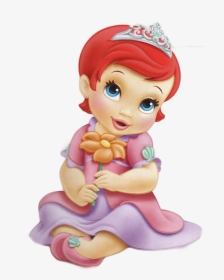 Little Mermaid Cute Baby Ariel, HD Png Download, Transparent PNG