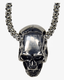 Transparent Necklace Chain Png - Skull Necklace Png, Png Download, Transparent PNG