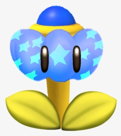 Custom Flower Power Up Mario, HD Png Download, Transparent PNG