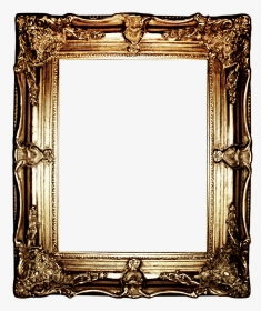 Gold Portrait Frame Png, Transparent Png, Transparent PNG
