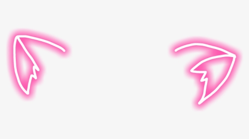#sticker #neon #catears - Heart, HD Png Download, Transparent PNG