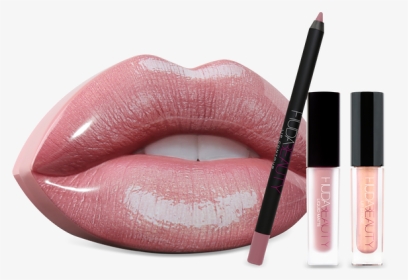 Velour Liquid Lipstick, Triggered - Huda Beauty Contour And Strobe Lip Set Muse And Angelic, HD Png Download, Transparent PNG