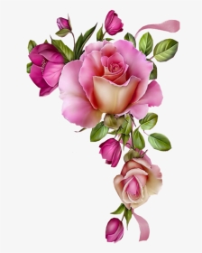 #roses #flower #flowers #decoration #frame #frames - Free Printable Decoupage Flowers, HD Png Download, Transparent PNG