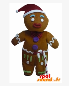 Ti Cookie Mascot, Famous Gingerbread In Shrek - Deguisement Bonhomme De Pain D Epice, HD Png Download, Transparent PNG