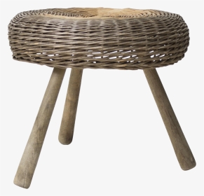 Tony Paul Wicker Stool For Sale - Stool, HD Png Download, Transparent PNG