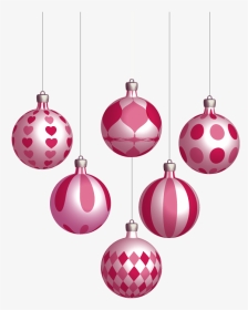 Pink Clipart Balls - Christmas Balls Vectors Free, HD Png Download, Transparent PNG