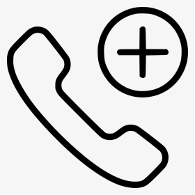 Add Contact Call Phone Mobile Connect - Add Call Png Icon, Transparent Png, Transparent PNG