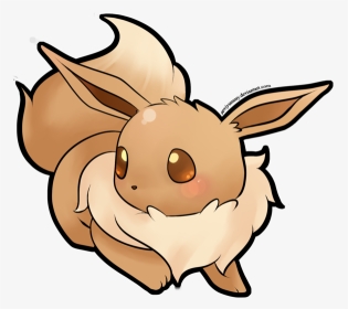 Quick Eevee Drawing By Seviyummy - Simple Cute Eevee Drawings, HD Png Download, Transparent PNG