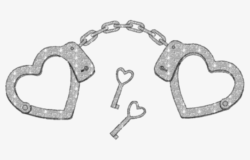 #e Boy #e Girl #tumblr #aesthetic #aesthetictumblr - Heart Handcuffs Clip Art, HD Png Download, Transparent PNG